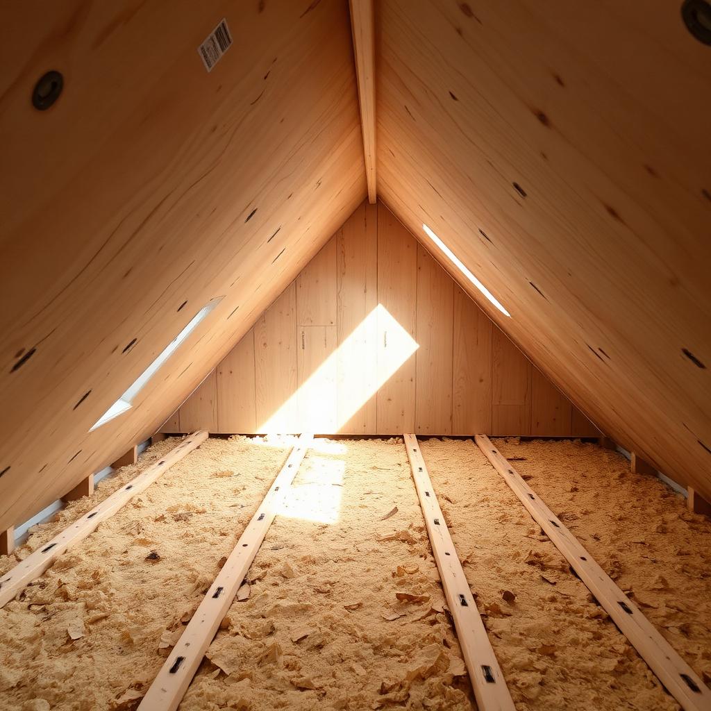 Raised loft boarding installed over insulation in a South Wales loft